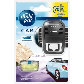 Osvěžovač vzduchu Ambi Pur Car osvěžovač vzduchu do auta 7 ml Moonlight Vanilla