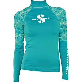 Rashguard Dámské tričko Scubapro RASHGUARD CARIBBEAN UPF50, modré Velikost: XS 65535100
