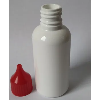 Lékovka TINKTUR - Plastová bílá lékovka 50 ml. (Plastová lahvička z kapátkem a uzávěrem 50ml)