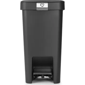 Odpadkový koš Brabantia StepUp odpadkové koše 10 l černá-šedá 800344