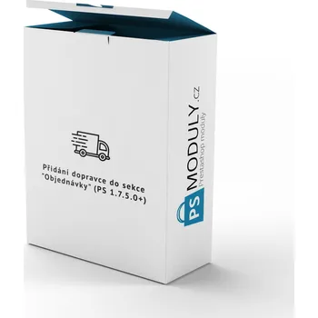 PrestaShop modul Přidání dopravce do sekce "Objednávky" (PS 1.7.5.0+)