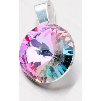 Přívěsek Dámský přívěsek stříbro 925 krystaly 12 mm D113FR-JK