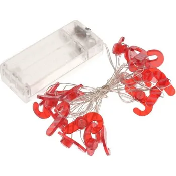 Vánoční dekorace Světelný řetěz 20L/2m Cukrátka