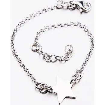 Šperk Dámský náramek stříbro 925 hvězdou B2001119-1264-SLX délka 16 cm