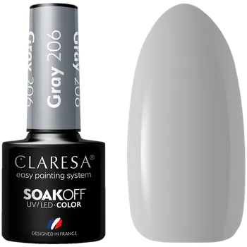 CLARESA Hybridní lak na nehty 5 g, Grey 206