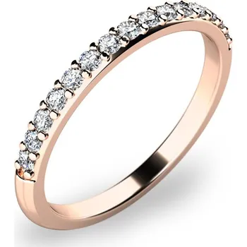 Prsten Dámský prsten přírodní diamant 0.168 ct G/SI 10845D-CV velikost 59