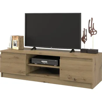 Televizní stolek TV komoda MALVÍNA 120, Dub artisan