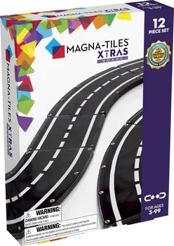 Stavebnice ostatní Valtech Magna-Tiles Xtras Roads 12 dílků