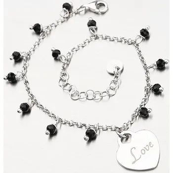 Náramek Dámský náramek stříbro 925 krystaly B1901861-2464-SLX délka 20 cm