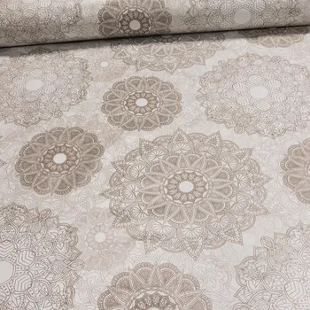 ubrus Rexdeco 14Q/01 béžové mandaly 140 cm metráž