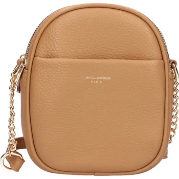 Kabelka Dámská crossbody kabelka David Jones Cezza - světle hnědá