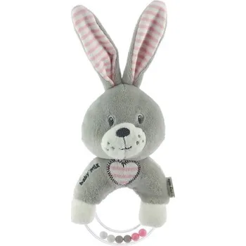 Dětské zboží Baby Mix Chrastítko plyšové králík růžová