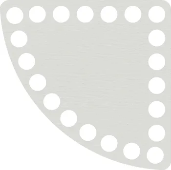 Nákupní košík WoodenPuzzle.cz Víko na háčkování - kruhová výseč - krémové (různé velikosti) Velikost: 25 cm