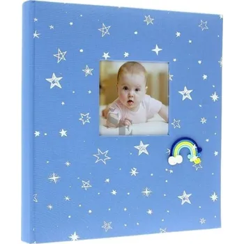 Fotoalbum Fotoalbum DBCL50 BABYRAINBOW modré 50listů na fotorůžky 217930