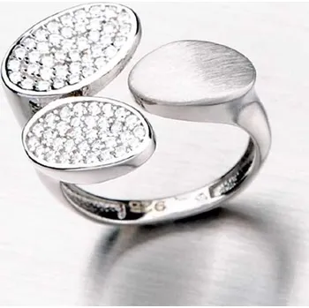 Prsten Dámský prsten stříbro 925 zirkon HK-5000-OKS velikost 53