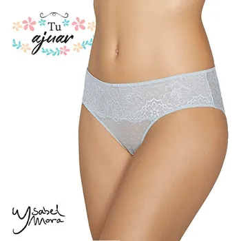 Dámská móda Kalhotky 19219 pastelově modrá - Ysabel Mora XL Modrá