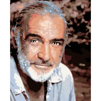 Hračka Diamondi Diamantové malování - SEAN CONNERY Rozměr: 40x50 cm, Rámování: bez rámu a bez vypnutí plátna