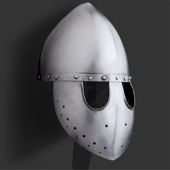 Replika zbraně Marshal Historical Kónická přilba s obličejovým štítem Sanguessa