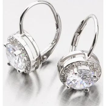 Náušnice Dámské náušnice stříbro 925 zirkon UCST-12901