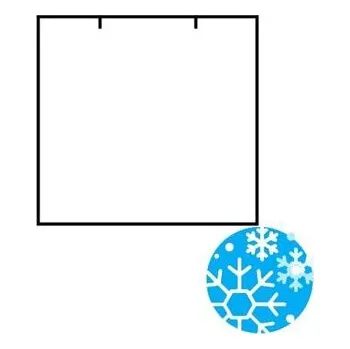 Samolepící etiketa Etikety Contact 29 x 27,5 Bílé na mražené výrobky počet ks v balení 30 (cena za kus)