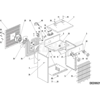 Prodlužovací kabel Kabel se zástrčkou DEDRA XDED9921.40