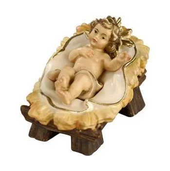 Vánoční dekorace Ornatis Ježíšek Provedení: Malované, Velikost stojících figur dospělých postav: 9 cm Dřevěná vyřezávaná figurka Ježíška v jesličkách