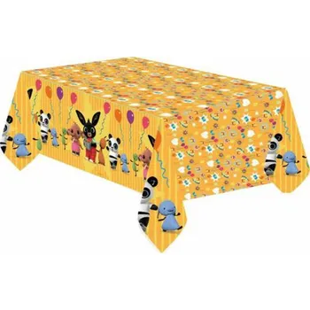 Jednorázový ubrus Papírový ubrus králíček Bing - žlutý 120 x 180 cm