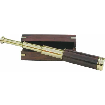 Teleskopický dalekohled SEA Club Teleskopický dalekohled mosaz/dřevo 35/2,5 cm