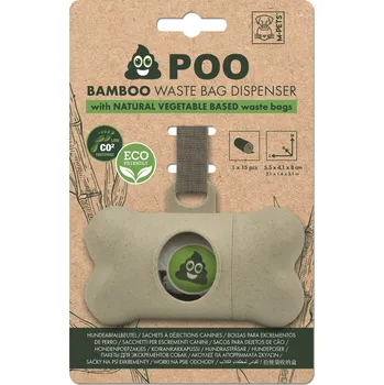 sáček na exkrement M-Pets Poo Bamboo zásobník na sáčky na trus