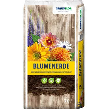 Substrát Substrát Gramoflor - Květinový s jílem 70 l
