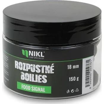 Boilies Karel Nikl Nikl Rozpustné boilies Food signal 150g Varianta: Nikl Rozpustné boilies Food signal 18mm, 150g