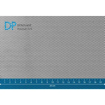 Plech Děrovaný plech Rv 1.5-2.5 nerez 1.4301, 1x1000x2000 mm
