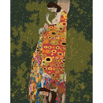 Hračka Diamondi Diamantové malování - NADĚJE II (G. KLIMT) Rozměr: 40x50 cm, Rámování: bez rámu a bez vypnutí plátna