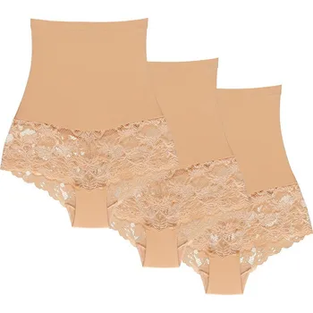 Stahovací body Korekční kalhotky Preciosa od Wol-Bar - 3ks - vysoký pas - zeštíhlující - s podpůrnou páskou, S i510_48843486964