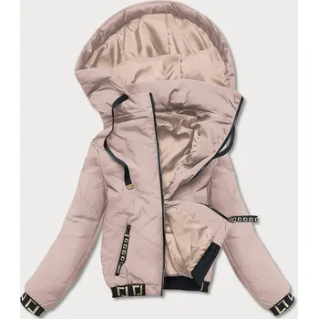 Dámská cargo bunda Světle béžová bunda pro ženy bomber 8E6 SWEST, odstíny béžové XXL (44) i392_21506-48