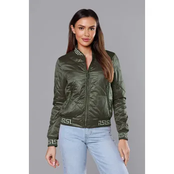 Dámská cargo bunda Bunda pro ženy typu bomber v khaki barvě 3A2 SWEST, odstíny zelené XL (42) i392_21547-53