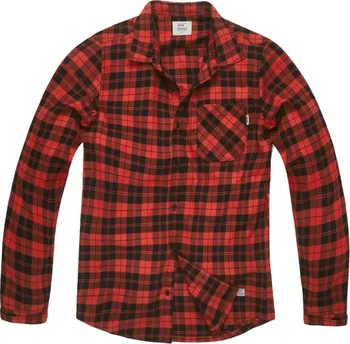 Pánská košile Vintage Industries Riley Flannel Red Check