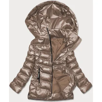 Dámská cargo bunda Dámská prošívaná bunda v kakaové barvě pro přechodné období Z96 SWEST, odstíny béžové 50 i392_19789-28