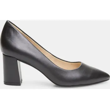 Dámské lodičky Baťa 24h dámské kožené lodičky baťa 24h černé, vel. 36