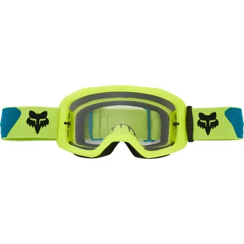 Motocyklové brýle FOX Main S Goggle - OS, Fluo Yellow MX24