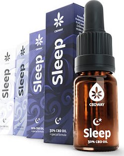 CBD WAY Olej Sleep - Spánek 10 % 10 ml