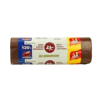 Pytle na odpadky Hnědé pytle na odpadky 120L 10ks
