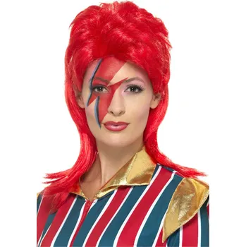 Karnevalová paruka Paruka Hvězdná Superstar Bowie