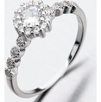 Šperk Dámský prsten stříbro 925 zirkon GST-11247 velikost 58