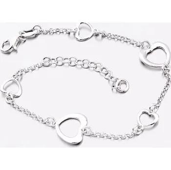 Náramek Dámský náramek stříbro 925 přívěsky B1600190-0331-SLX délka 18 cm