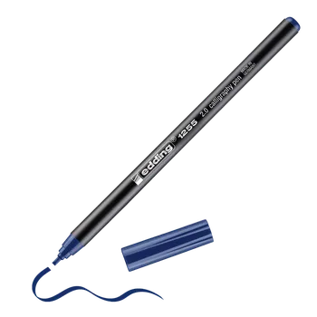 Kaligrafický fix EDDING 1255 na papír 2mm, modrý