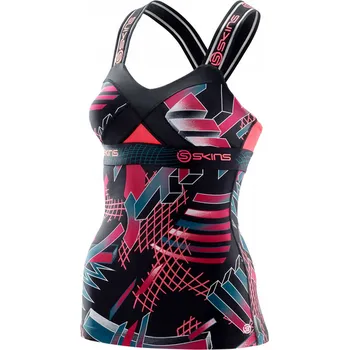 Oblečení a móda SKINS DNAmic Womens Tank Top - Junkyard (dámské kompresní tílko SKINS) S