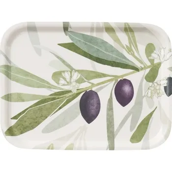 Malý servírovací tác Olive green 27x20, Klippan Švédsko