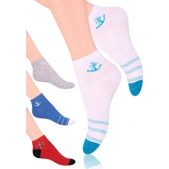 Dámské ponožky Dámské kotníkové ponožky Steven 03YX4, ecru 38-40 i384_26981481