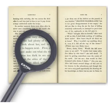 Lupa lupa se světlem 80lm, 3x zvětšení, 3x0,5W COB LED